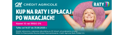 Wakacyjna kampania w Internecie - Raty 0% z odroczeniem spłaty o 1 m-c